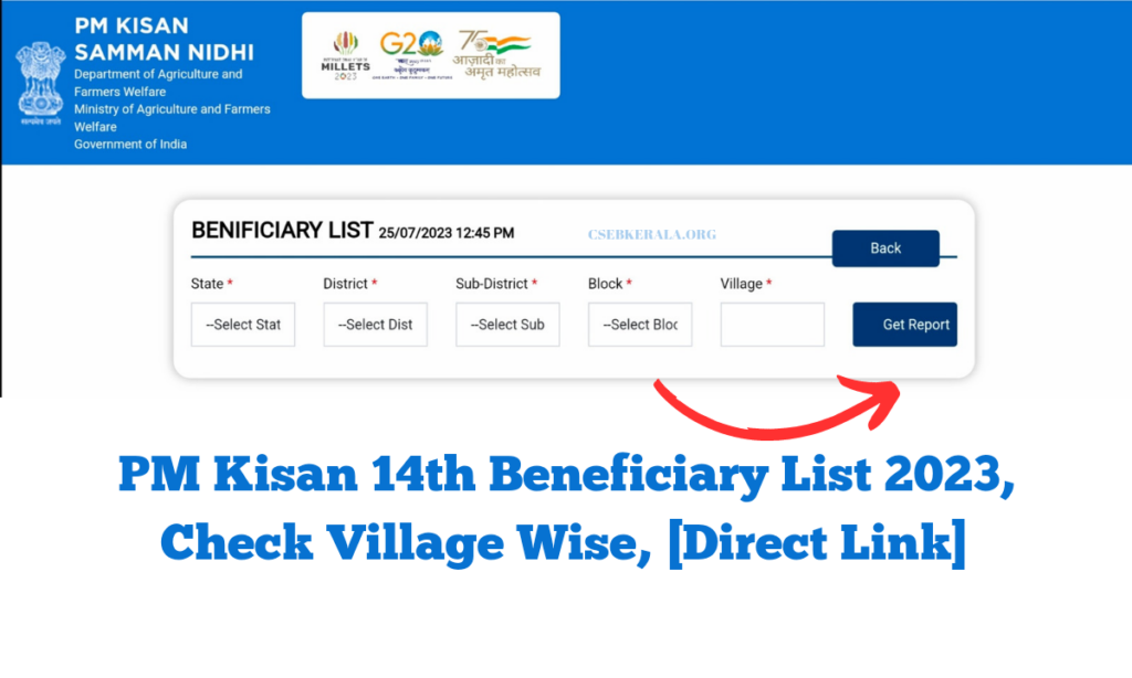 PM Kisan 14th Beneficiary List 2023