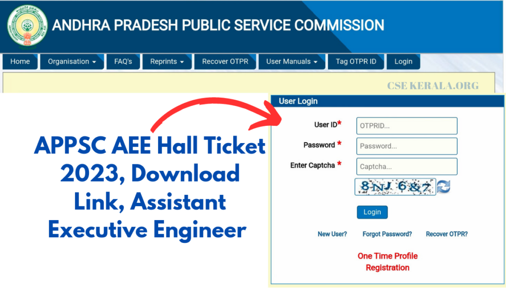 APPSC AEE Hall Ticket 2023 Download