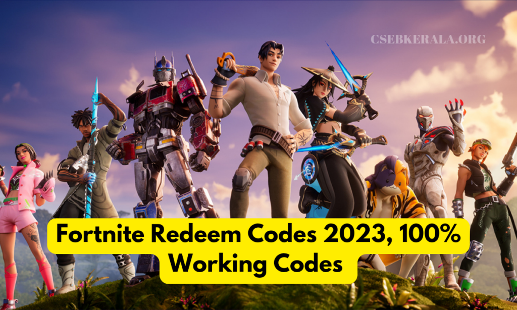 Fortnite Redeem Code 2023