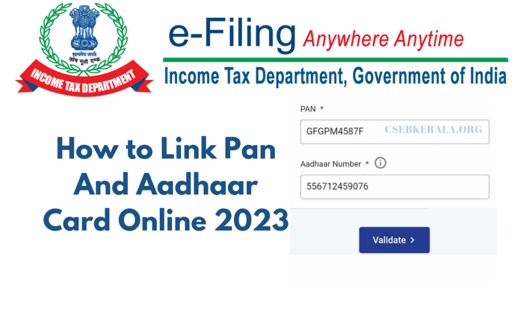 How To Link PAN And Aadhaar Card Online 2023