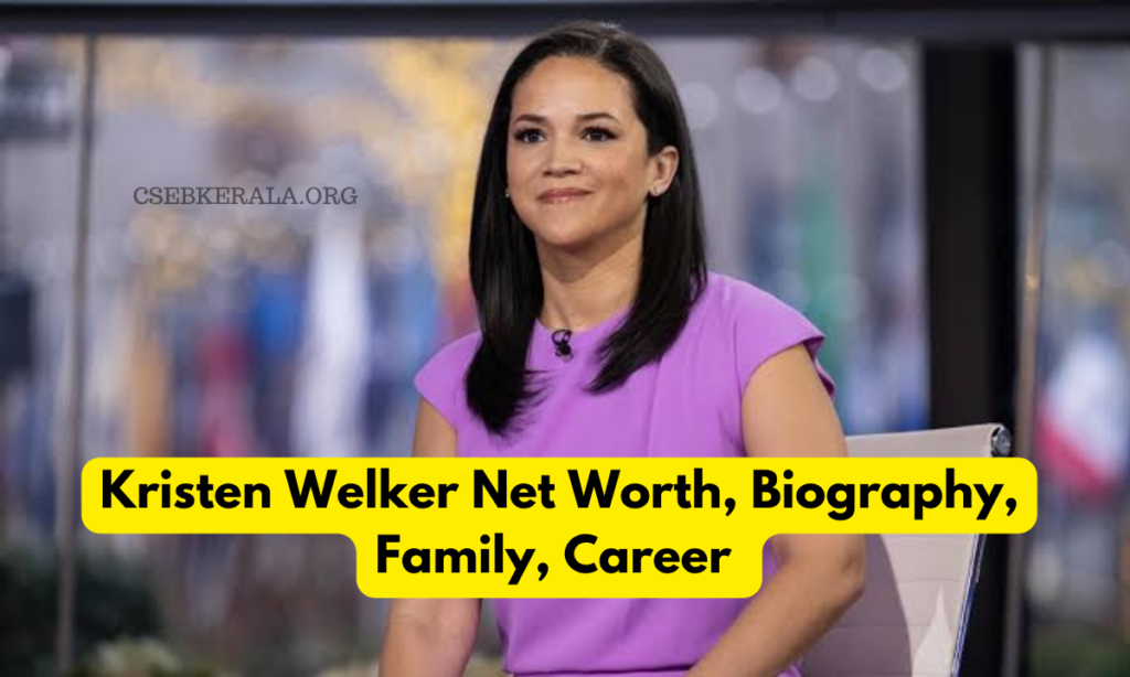 Kristen Welker Net Worth