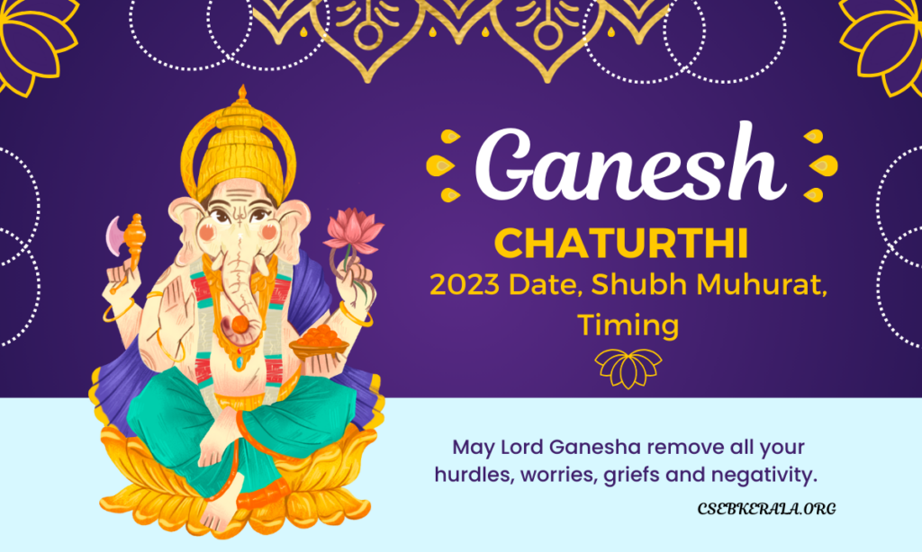 Ganesh Chaturthi 2023: Date, Shubh Muhurat