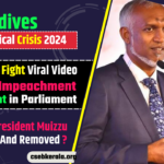 Maldivan President Muizzu Impeached And Removed ? Maldives MPs fight Viral Video !