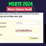 MSBTE Winter Diploma Result 2024,