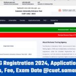 CUET-UG Registration 2024, Application form , Syllabus, Fee, Exam Date @cuet.samarth.ac.in