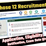 SSC Selection Posts Phase 12 Recruitment 2024,Notification Eligibility (Direct Link) @ssc.nic.in