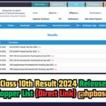 HPBOSE Class 10th Result 2024 Released Date, Check Topper List (Direct Link) @hpbose.org/